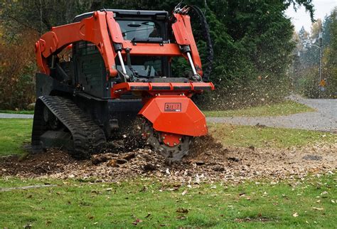 tree grinder skid steer|skid steer mounted stump grinders.